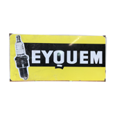 Plaque émaillée eyquem bougie