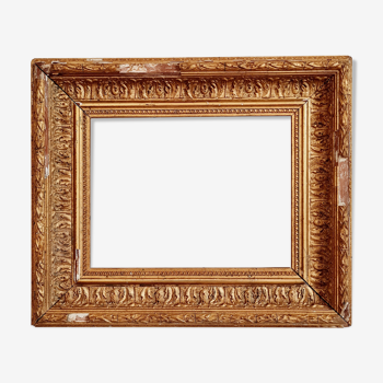 Old gilded molded frame