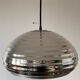 Vintage silver glass pendant light
