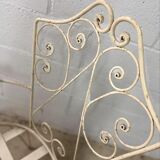 Vintage iron garden chair