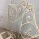 Chaise de jardin en fer vintage