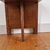 Bedside table or end of sofa Italian brutalism wood