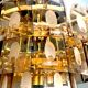 Chandelier framework Fontana Arte Murano 1970 Crystal