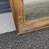 Gilded carved wooden mirror