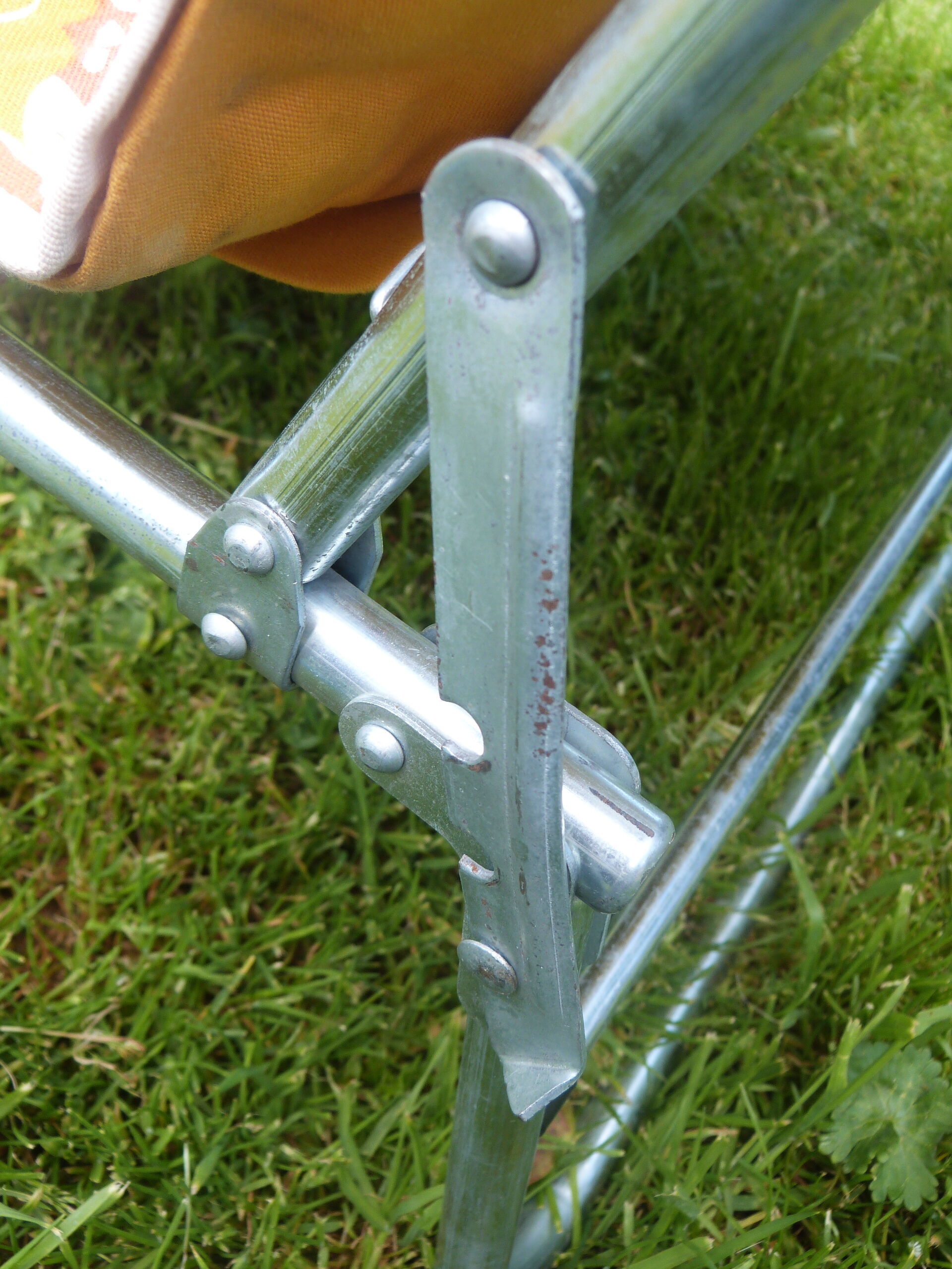 Sunbed lounger foldable Vintage