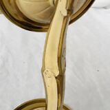 Pair of bronze wall sconces