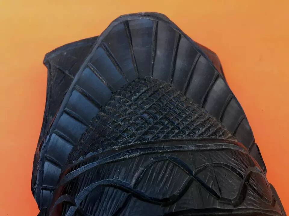 African Face Hanging Mask Ebony Wood