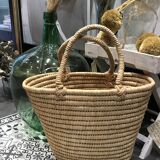 Doum woven bucket basket