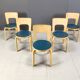 Model 66 dining chairs by Alvar Aalto for Artek, 1960s