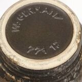 West Germany golden brown vase