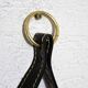Adnet Style Leather Mirror