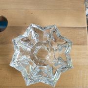 Bougeoir étoile en verre