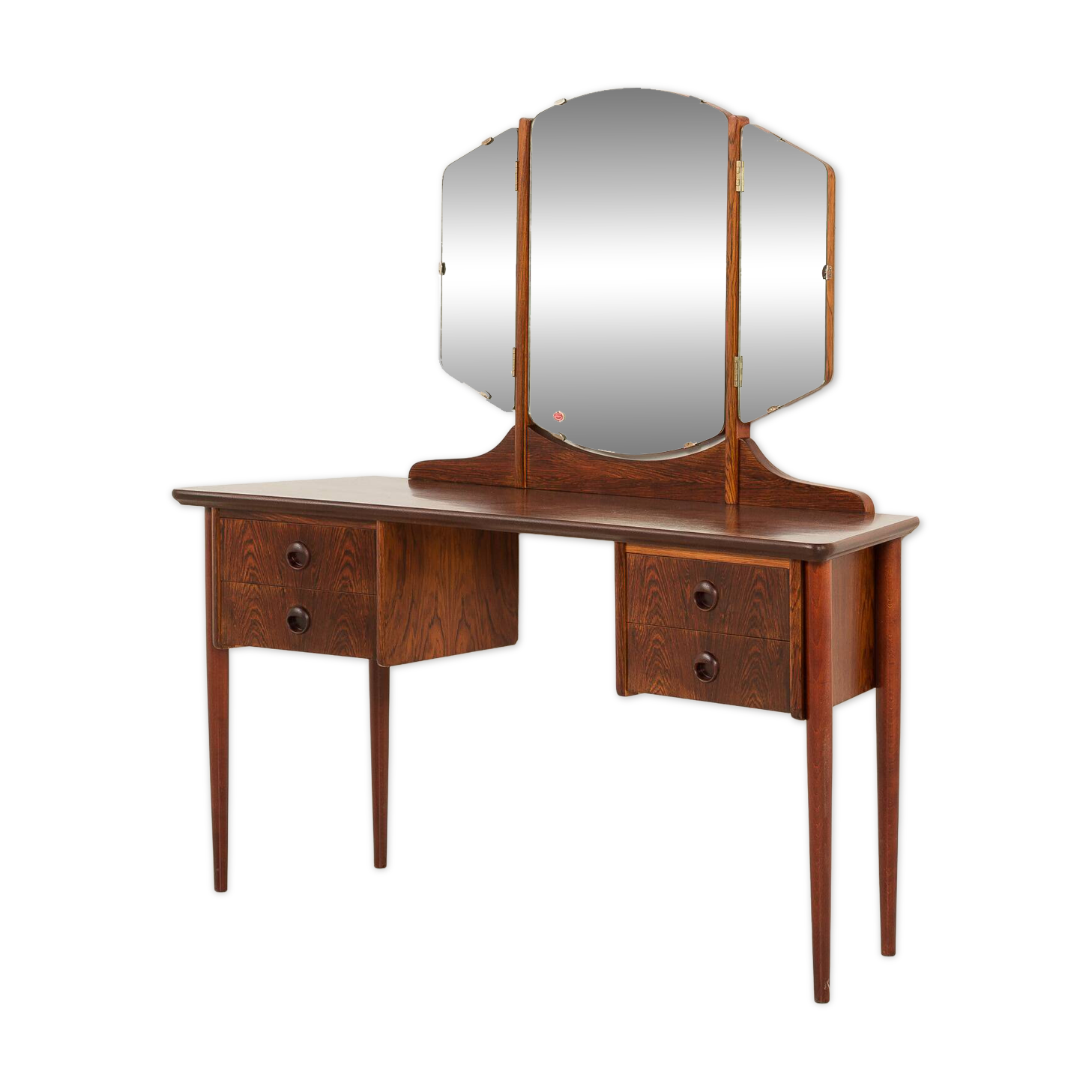 Coiffeuse scandinave en palissandre, années 1960