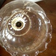Suspension plafonnier en verre vintage