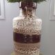 Vase in shades of brown and beige, ceramic - 1960s/1970s