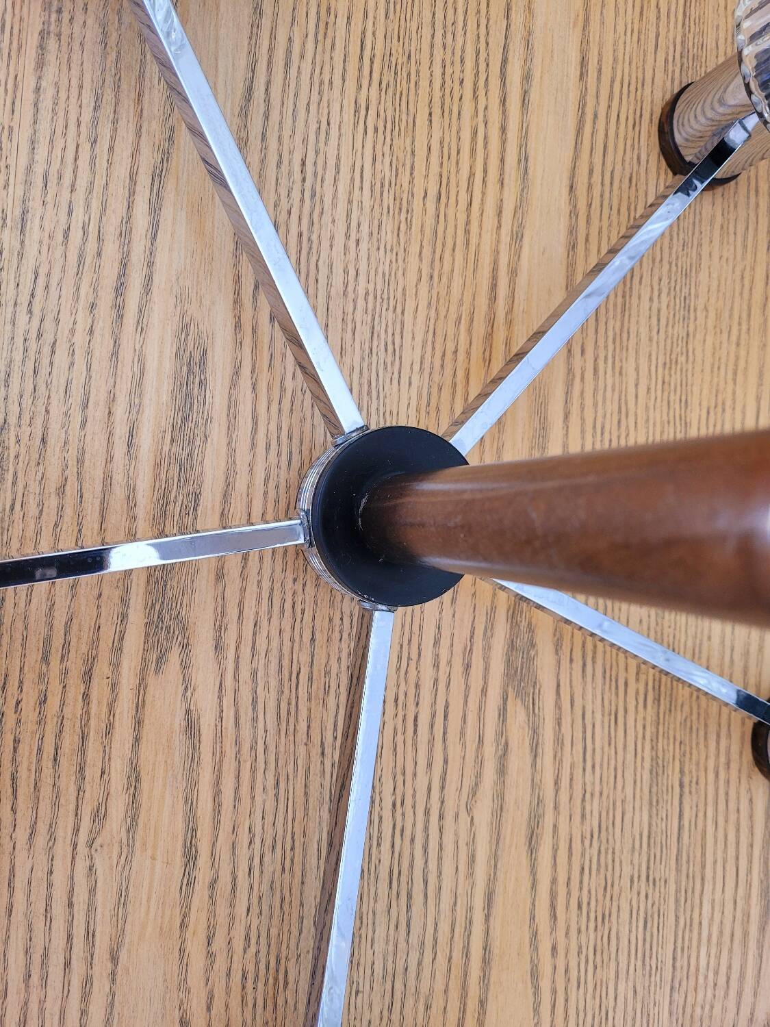 Mid century chandelier 6 lights