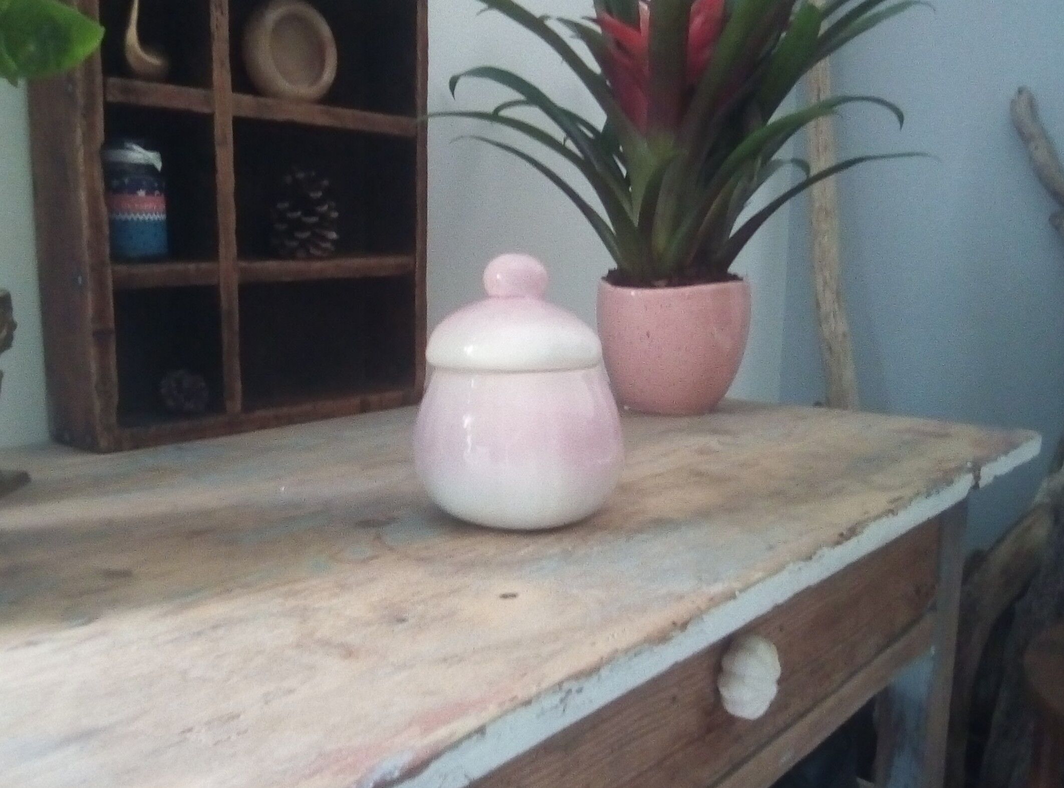 Vintage mushroom candy in porcelain