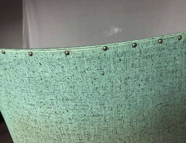 3 chaises tonneau années 50/60 skaï