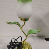 Tulip flower lamp to put down