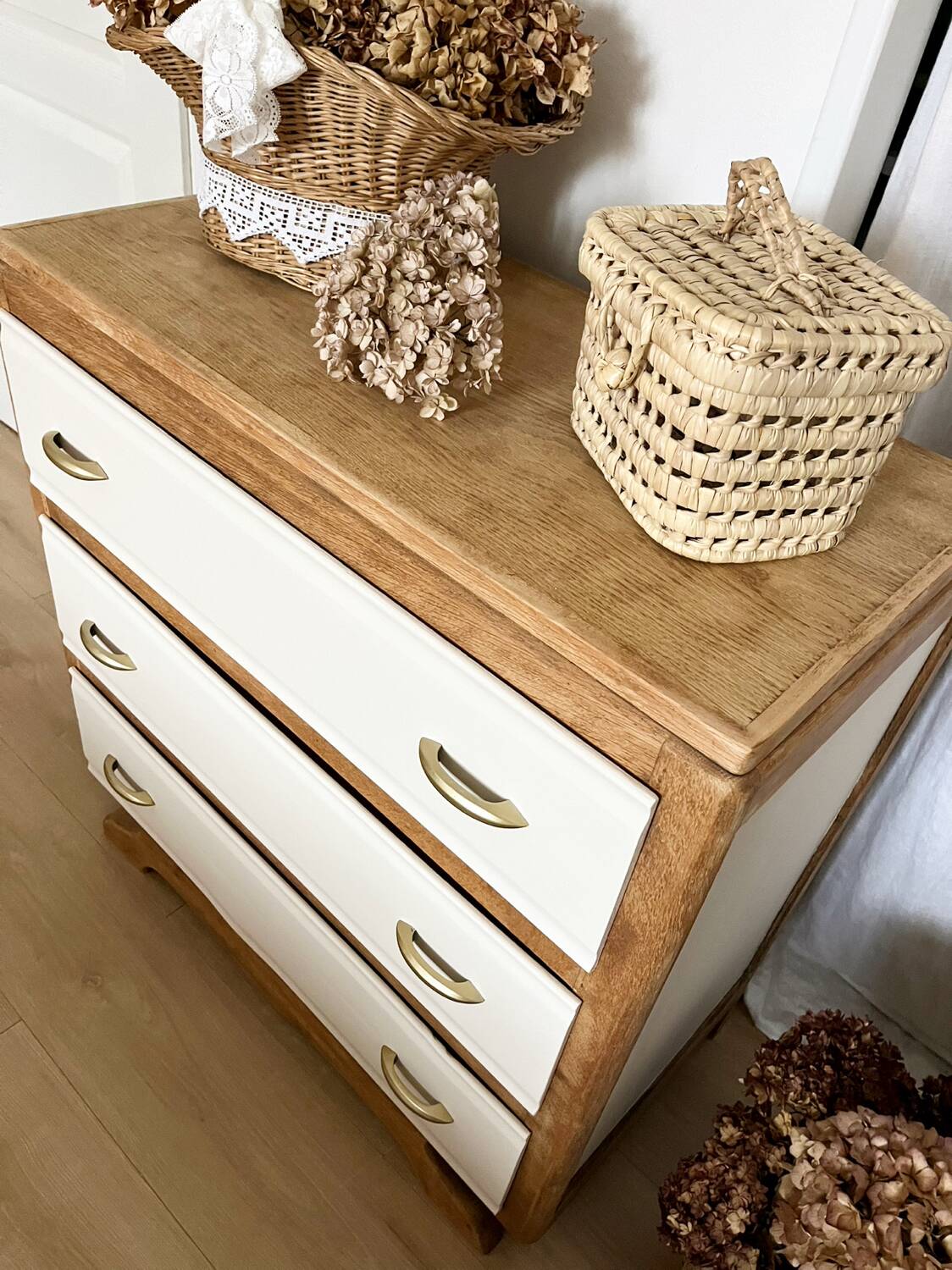 Commode en bois, années 60