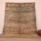 Peach Vintage Moroccan Rug 210 x 270 cm, Berber Wool Rug, Handmade Boho Rug