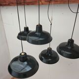 Set of 5 hanging lamps