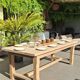Table de ferme rénovée