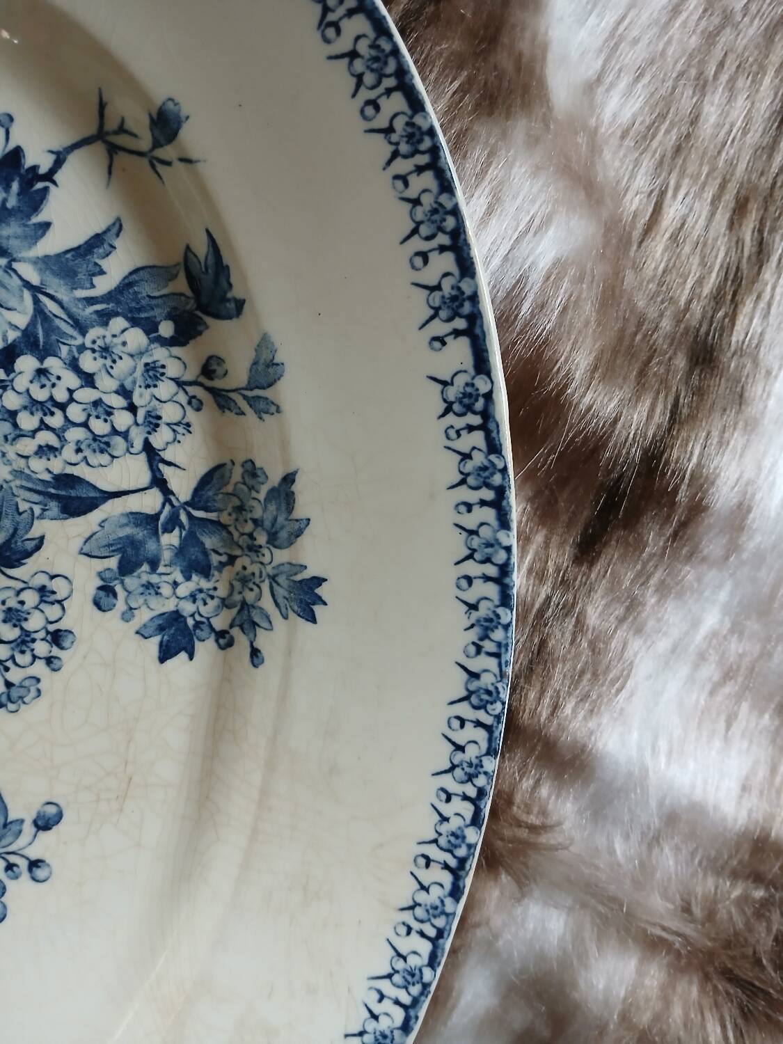 Old ironstone plate