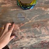 Roche Bobois eye marble table
