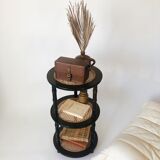 Side table in cannage