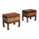 "Fior di Loto" bedside tables by Luciano Frigerio