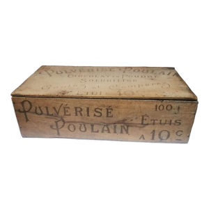 caisse en bois chocolat