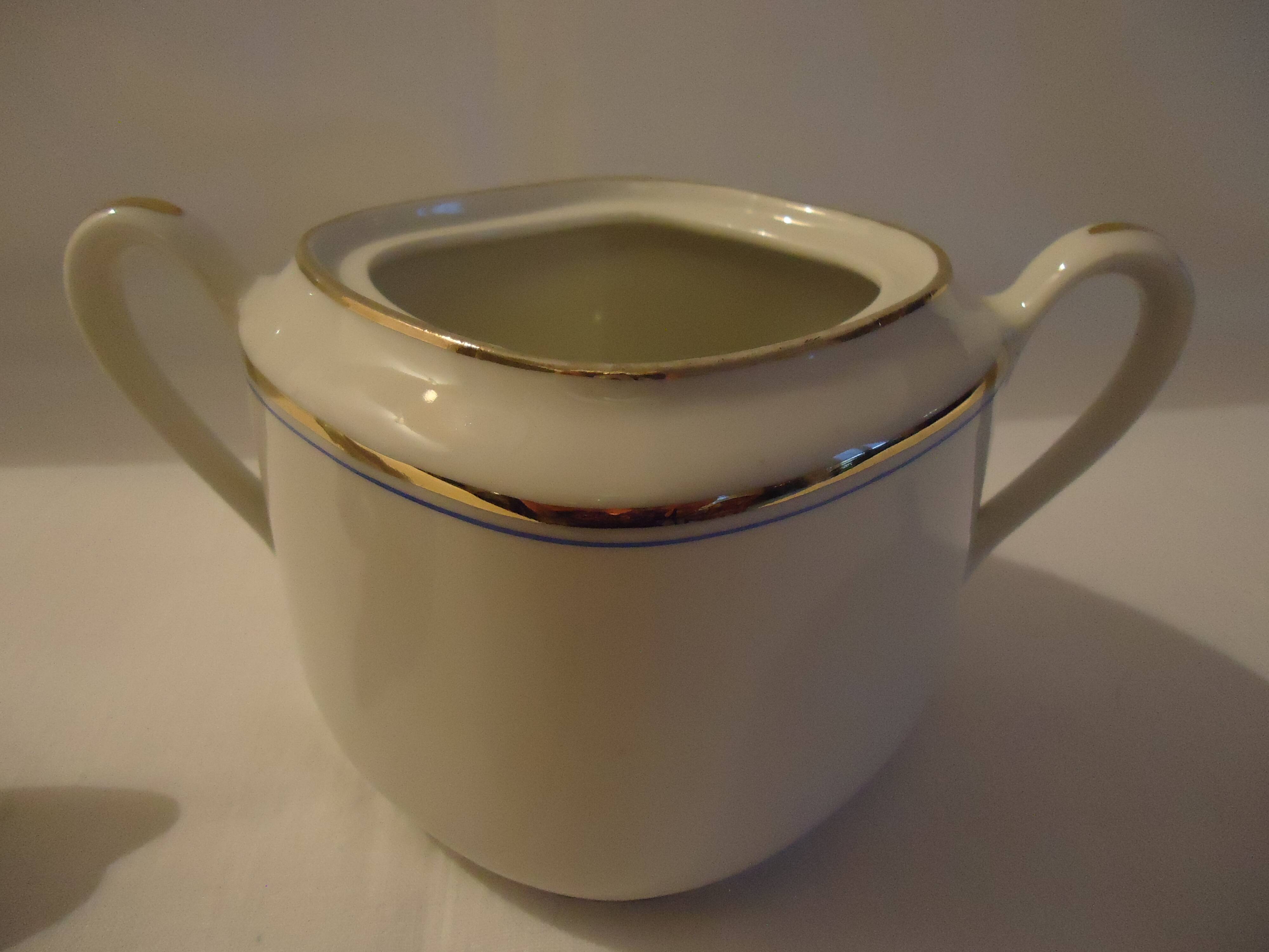 Limoges porcelain sugar bowl