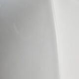 Perdomello 70 White Ceramic Hemisphere Lamp, 1970s