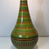 Ceramic lamp decorated with Greek keys