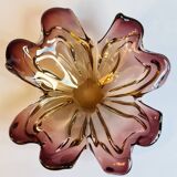 Murano pocket emptier - amber and gold