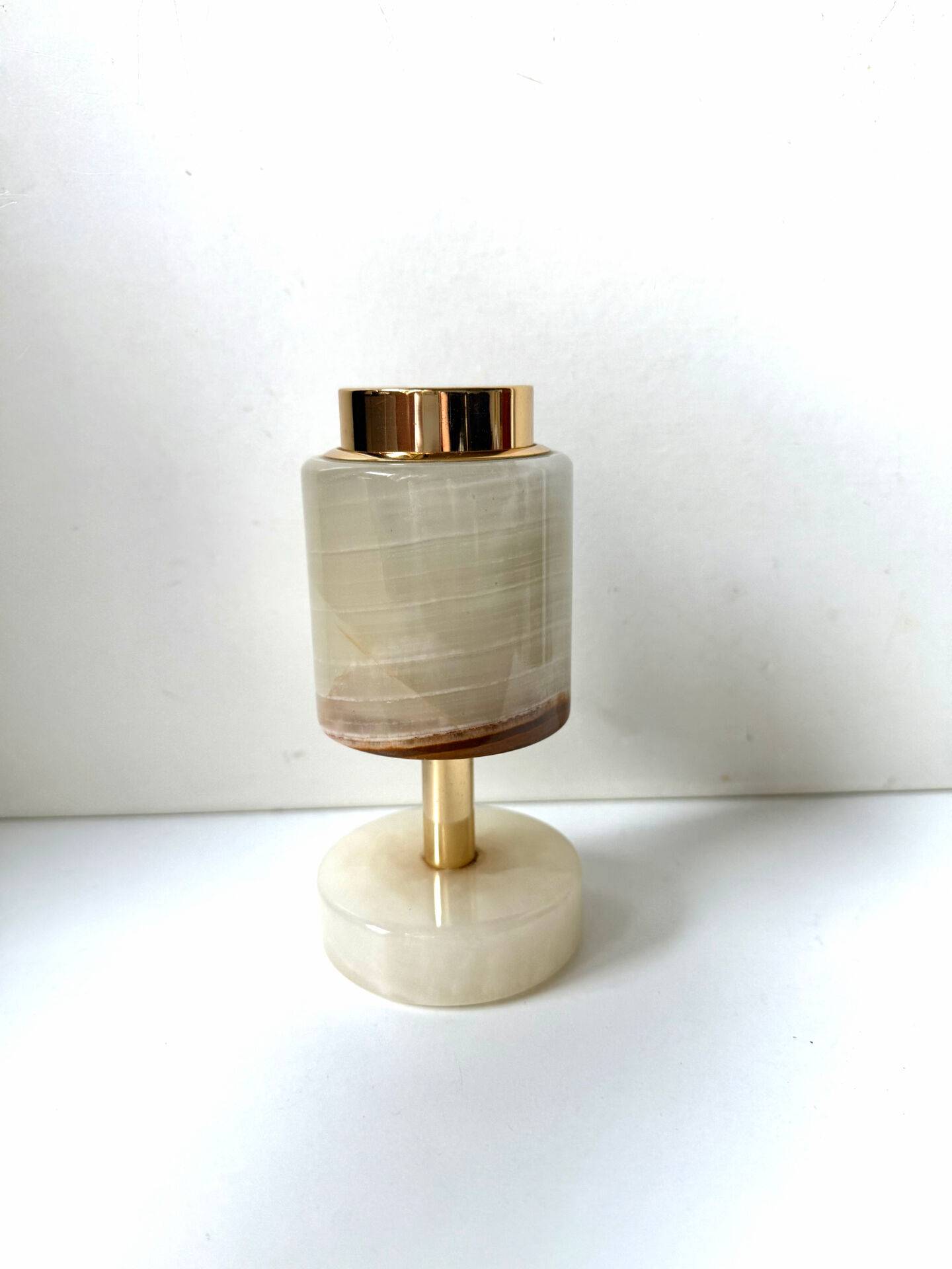 Vintage SAROME Japan Marble Onyx Table Lighter