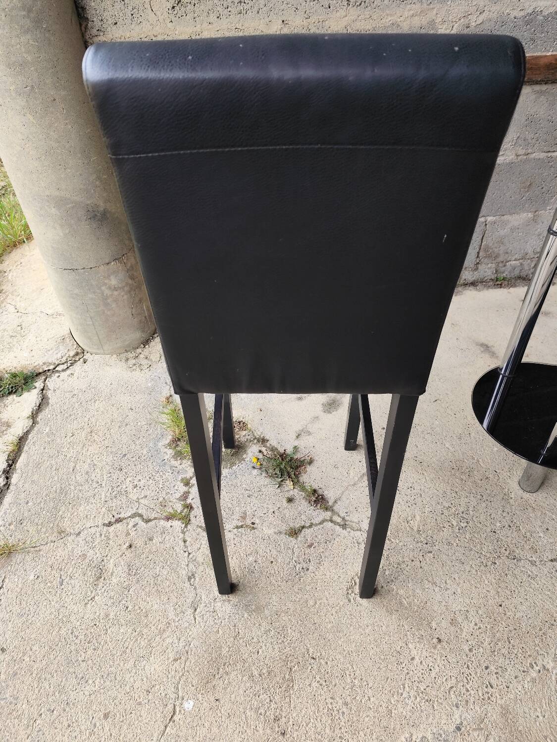 Bar cabinet with a stool