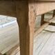 Old solid oak bench