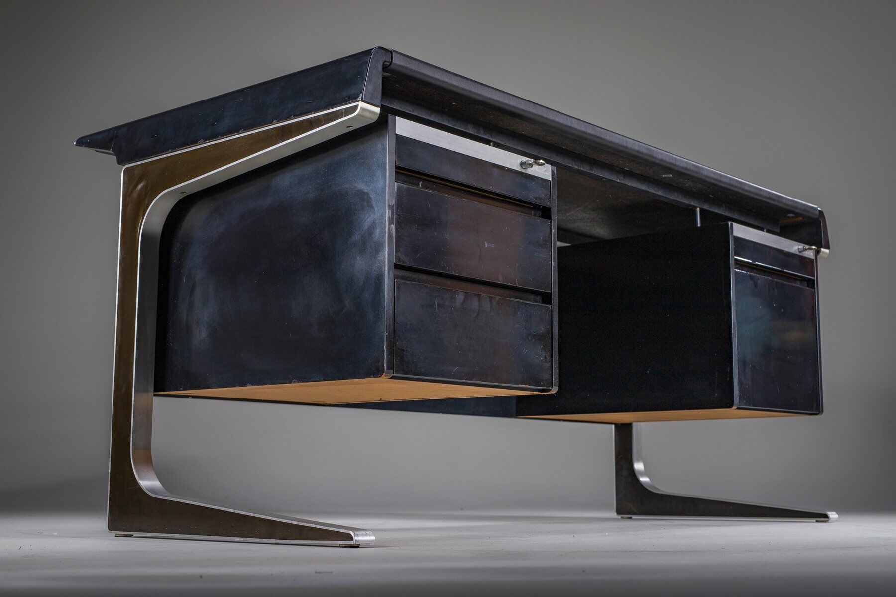 Space Age writing desk by Alex Linder, Denmark, 1970s