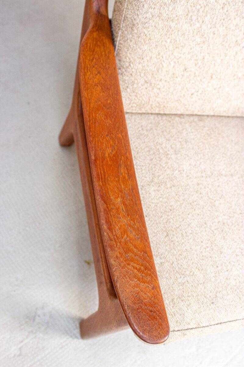 Mid-Century Teak Armchair by Juul Kristensen, Denmark, 1960s