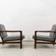 Vintage armchairs B-7522 designed by Zenon Bączyk, Poland, 1960s, set of 2