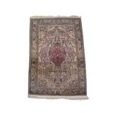 Hand-knotted rug with patterns – 232x139cm