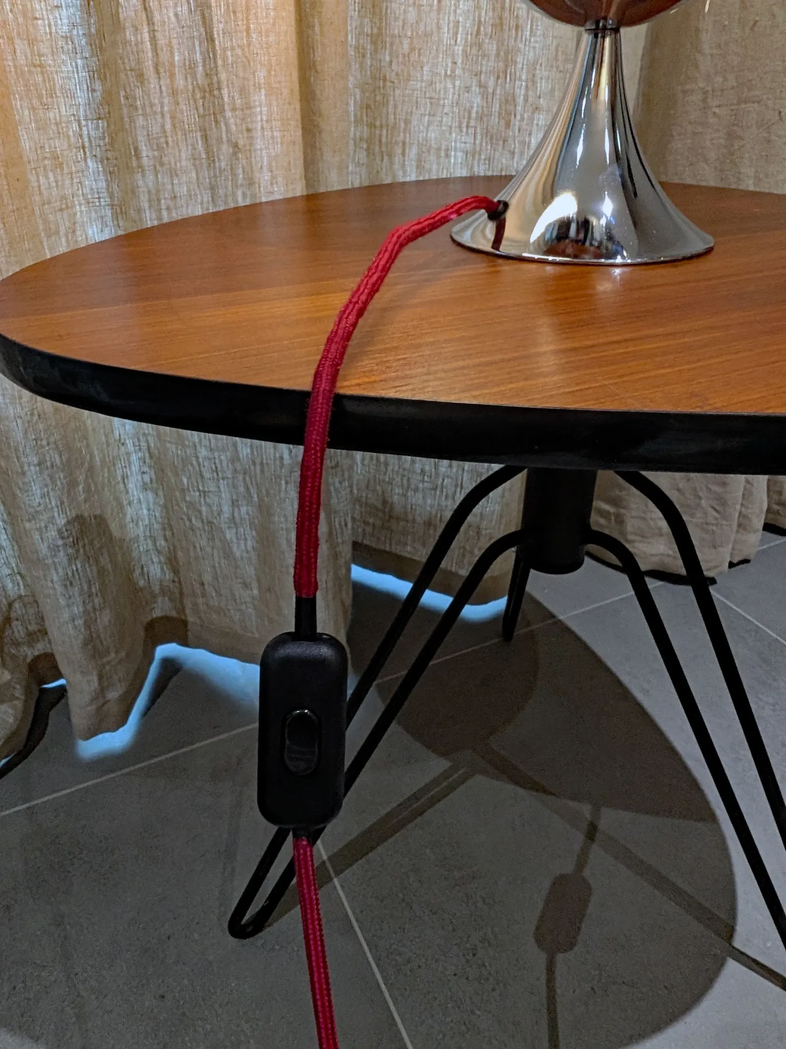 Lampe 60's "Satellite" Chromée – Pièce Unique