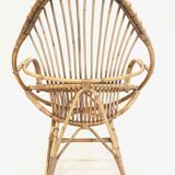Rohe Noordwolde rattan chair, 1960, Netherlands