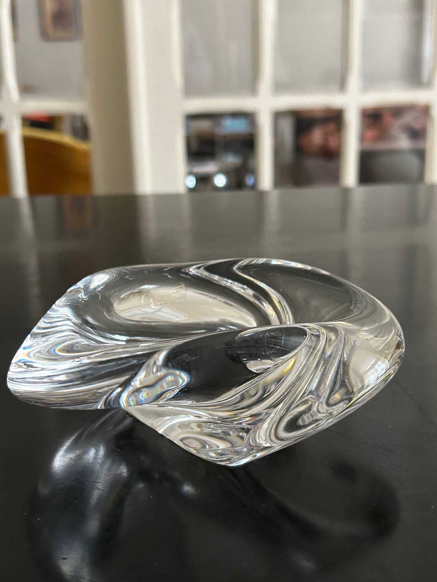 Saint Louis crystal pocket tray