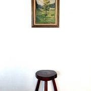Tableau « L'arbre dans la vallée », huile sur panneau signée, 1936