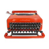Olivetti valentine s red heart vintage typewriter