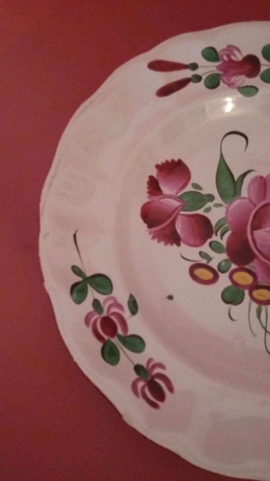 Assiette creuse Faïence de Lunéville XIXème