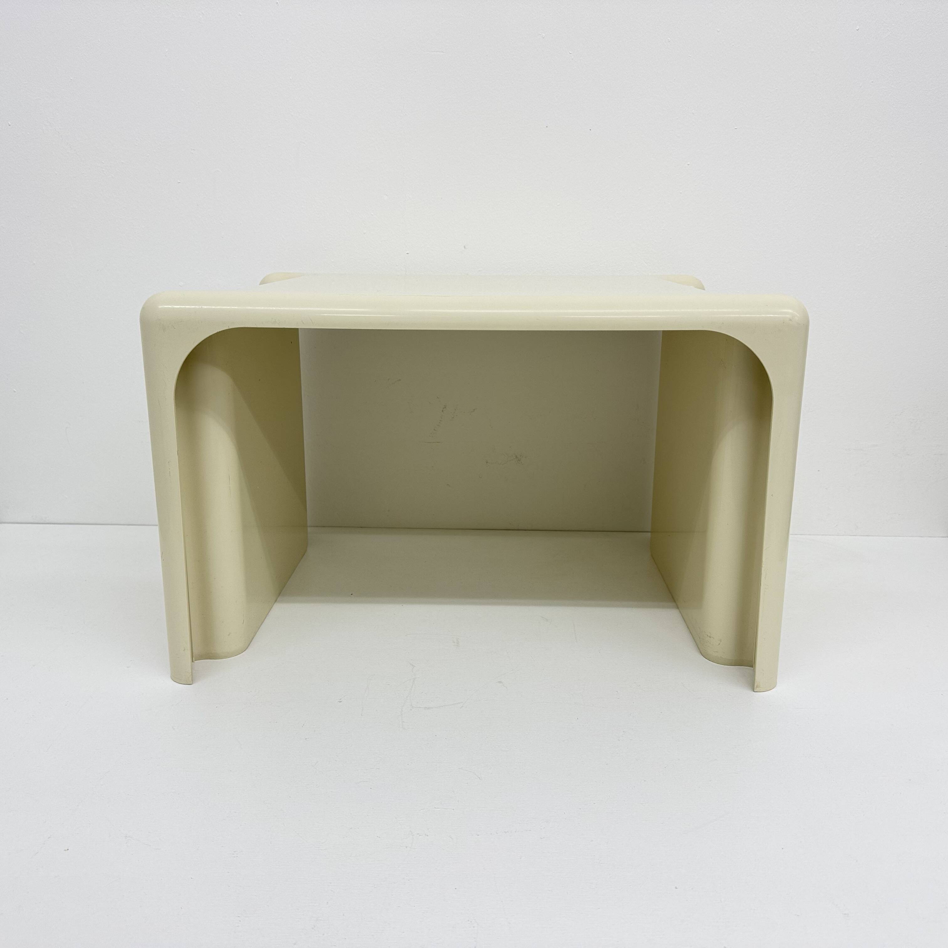 Italian Modern Plastic Side Table attributed to Giotto Stoppino for Elco